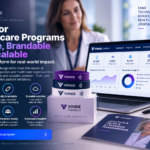 Built for Healthcare Programs – Secure, Brandable and Scalable – illusztráció